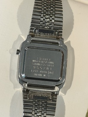 Rare Vintage Seiko L221-4010 LCD Digital Sports Watch JDM 1970s | eBay