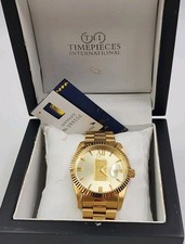 Daniel Steiger 24K Gold Ingot Men's Watch  1 Gram Credit Suisse Gold Bar NOS