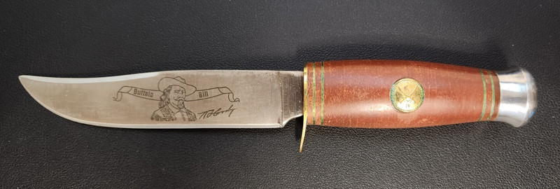 Buffalo Bill Wild West Bowie Knife #1, American Mint, 2001 Vintage Americana