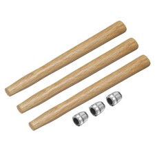 3pcs Wood Sledge Hammer Handle 11.6" Hammer Wooden Replacement Handles for 1 Lb