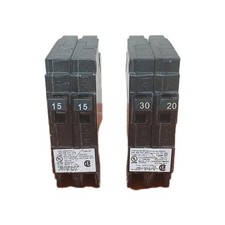 Lot Of Two Siemens Breakers 15/15 30/20 Electric Home Circuit Breaker Free Ship