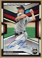 2023 Panini Elite Extra Baseball Camden Minacci Auto Rookie No. 87