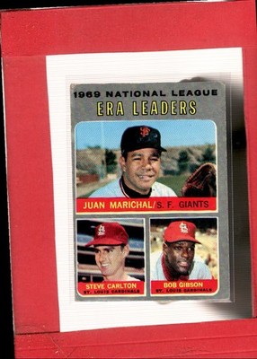 1970 Topps #67 Juan Marichal/Steve Carlton/Bob Gibson VG/EX Very Good/E ID:74476