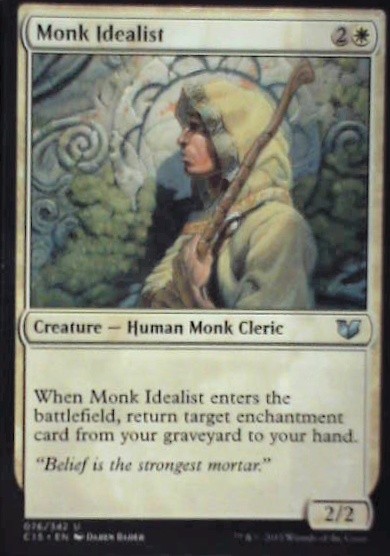 Monk Idealist - Commander 2015: #76, Magic: The Gathering Nm C262