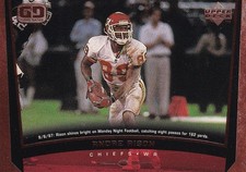 1998 Upper Deck Kansas City Chiefs Andre Rison 136 Bronze /100 Card