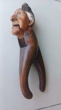 Ancien Casse-Noisettes Bois Sculpté ' Vieil Homme Bonnet de Nuit'