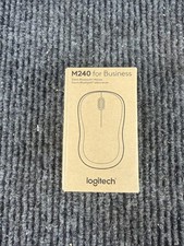 Logitech M240 Silent Bluetooth Mouse, Compact, Portable Graphite Black - NEW