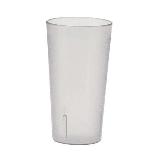 12 Pack 16 oz Clear Pebbled Tumbler Durable Plastic Drinking Glasses Restaurant