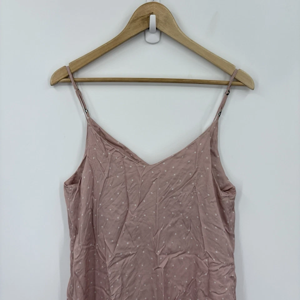 Papinelle Silk Blend Slip Dress Small Polka Dot Coquette Babydoll Angel Coquette - Image 4 of 4