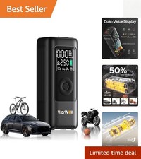 Portable 160PSI Tire Inflator - Car Bike Air Compressor for All Activities