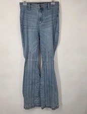 Judy Blue Boot Cut Jeans 7/28 Blue JB88620 Stretch Denim 32" Seam Detail