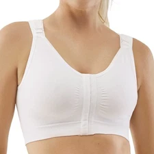 CAREFIX Bree Post-Op Bra Compression Front Closure Adjustable Straps Breast