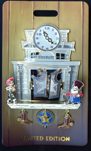 D23 2024 Expo Disney WDI Cuckoo Clock Toy Story Woody Jessie Bullesye LE 400 Pin
