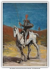 Don Chisciotte e Sancho Panza Onore Daumier