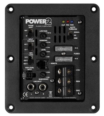 ESX Power Module POWER2 Class D Active Module for Subwoofer Enclosure