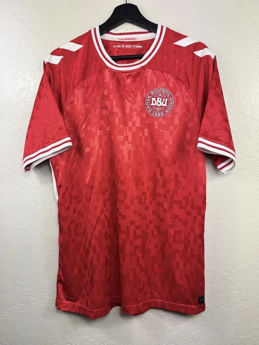 Denmark Red National Team Soccer Fan Apparel & Souvenirs for sale