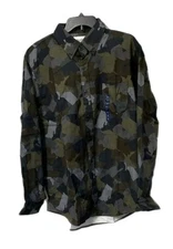 Blake Shelton Lands End Mens Flannel Shirt, Camo, S, M, L, XXL NWT SHIPSFREE