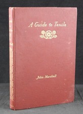 1936 SIR JOHN MARSHALL, A GUIDE TO TAXILA, 3rd Ed, GILT CLOTH, ARCHAEOLOGY INDIA