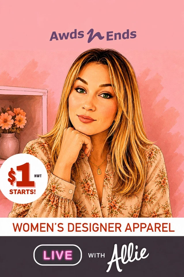 Women's Apparel w/Allie!  NWT All Designer Brand Names & All $1 Starts