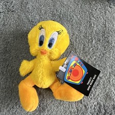 VTG 1999 Warner Bros Studio Store Tweety Bird Mini Bean Bag Plush With Tags