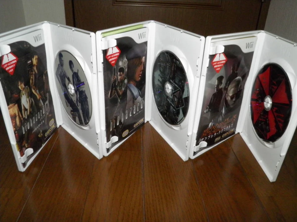 BIOHAZARD 1 0 4 Umbrella & The Darkside Chronicles 5Games Set Wii JP ver. - Image 3 of 3