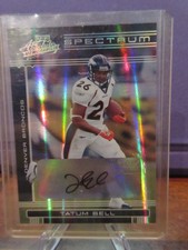 TATUM BELL 2006 Donruss Absolute Memorabilia Spectrum Auto 26/100 JERSEY MATCH