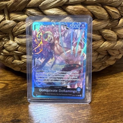 One Piece CCG Donquixote Doflamingo Leader OP01-066 Holo 5000 Power Bandai