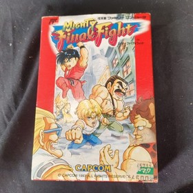 Mighty Final Fight Nintendo Famicom NES Cartridge, w/ Manual Box, Working, Japan