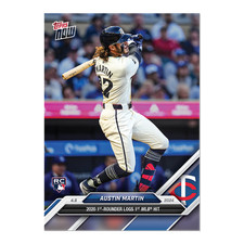 Austin Martin - 2024 MLB Topps Now Card 53 - Print Run: 952 Minnesota Twins