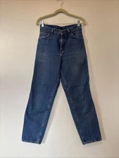 Ultra Hi-Rise Gitano Women's Vintage Petite Cobalt Blue Wash Denim Jeans Size 8
