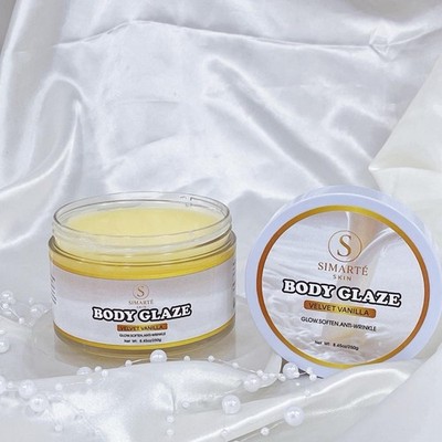 Body Glaze VelvetVanilla 8.45oz Moisturizer for All Skin Type Tightening Formula