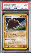 2004 POKEMON EX TEAM ROCKET RETURNS #13 PILOSWINE-HOLO PSA 9 on eBay