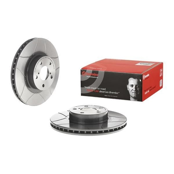 2X Brembo Bremsscheiben 276Mm Geschlitzt InnenbelÜFtet Vorne Passend FÜR Toyota-image