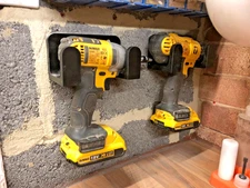 (2 Pack) Dewalt 18V XR Drill Wall Mount