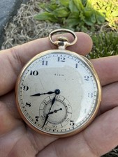 ELGIN GOLD FILLED CASE POCKET WATCH