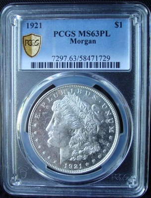 MS 63 Graded 1921 Year Morgan US Dollars (1878-1921) for sale | eBay