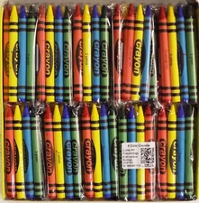Lucky Art Quality Crayons Bulk 20 Sets of 4-Packs Crayon for Kids Non-Toxic
