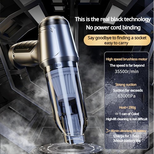 Handheld Vacuum Cleaner Cordless Portable Vacuum Type-C for Car,Home,Pet,Office - Picture 3 of 9