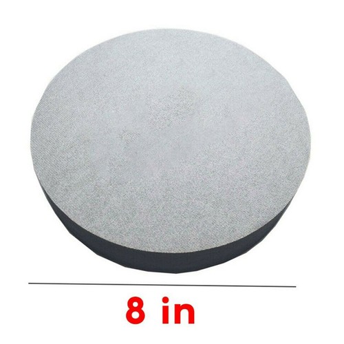 2pcs 05725 Car Foam Polishing Pads 8 Inch Round Single Sided Buffing Tool Black - Picture 4 of 4