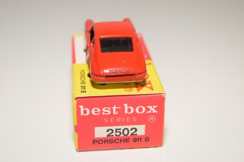 A41 1:64 BESTBOX BEST BOX 2502 PORSCHE 911S 911 S RED MIB RARE - Picture 5 of 7
