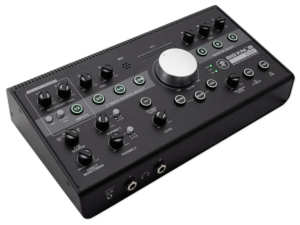 Mackie Big Knob Studio + Plus 4x3 Monitor Controller Interface w/ USB I/O+Stand - Image 3 of 4
