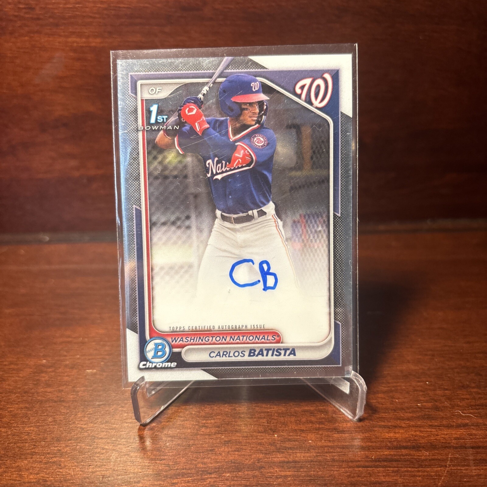 2024 Bowman Chrome - Prospect Autographs #CPA-CB Carlos Batista (AU, RC)