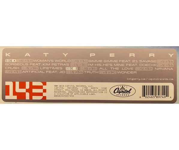 欧LP Katy Perry 143 00602465897401 Capitol Records /00260 Katy Perry - 143 LP Vinyl - Walmart.com