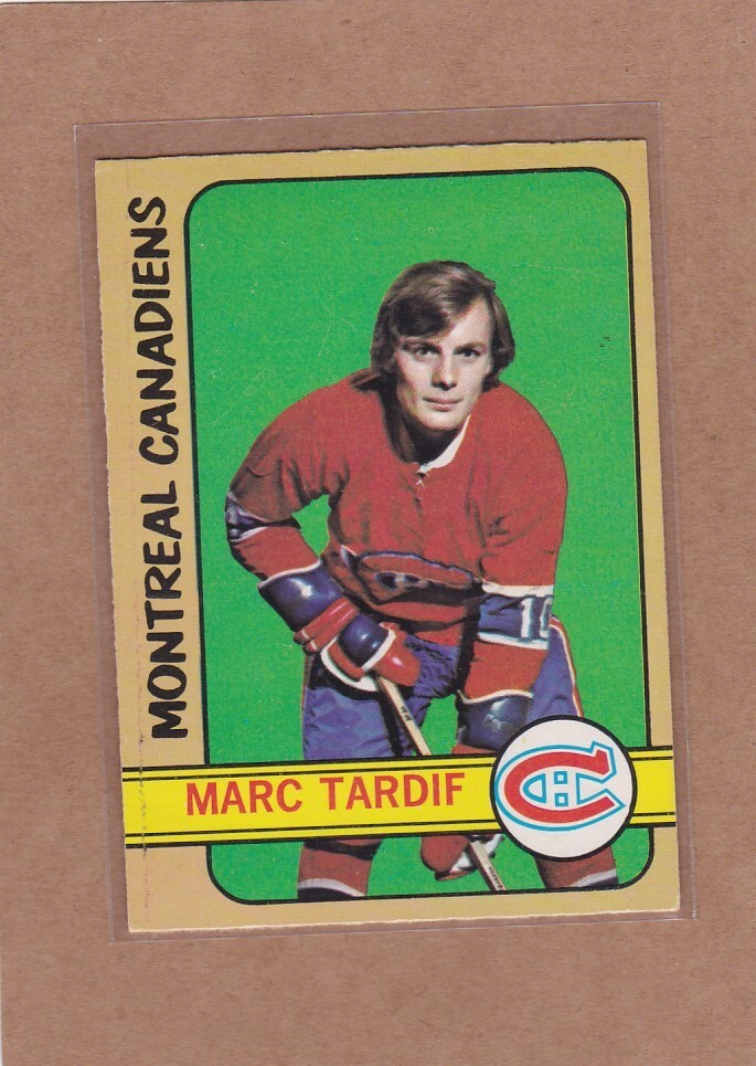 1972-73 O PEE CHEE HOCKEY MARC TARDIF #11 CANADIENS EX+ *A33256