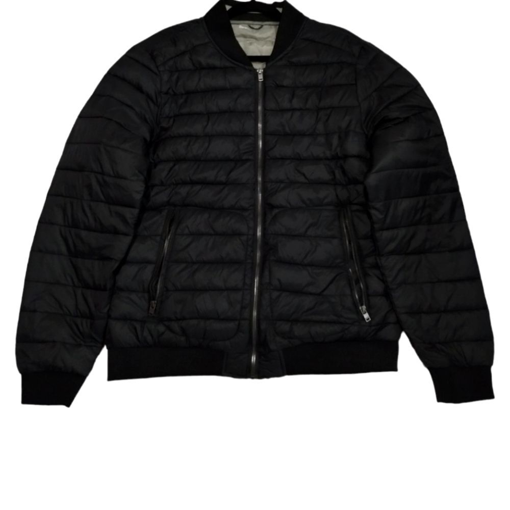 Bershka Full Zip Bomber Puffer Jacket