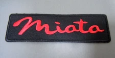 MAZDA MIATA  MX-5 Embroidered Iron-On Patch 4 5/8" x 1 3/8" NA NB NC ND