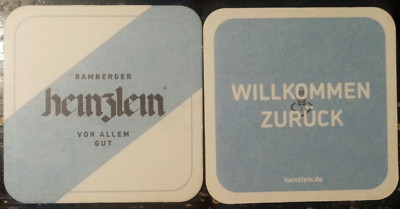 Beer mat Bamberg Heller Bräu Trum GmbH-Bamberger Heinzlein, especially good