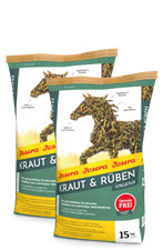JOSERA Kraut & R&uuml;ben Struktur 2x 15kg | getreidefrei | St&auml;rke- & zuckerreduziert