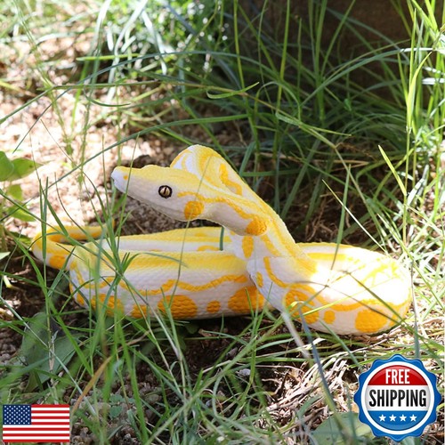 2pcs Realistic Fake Snakes Toy Rubber Snake Figure for Halloween Prank Props - 第 5/5 張圖片