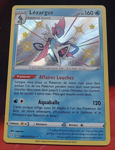 Pokemon Lezargus SV027/SV122 Destinées Radieuses - Francais Fr